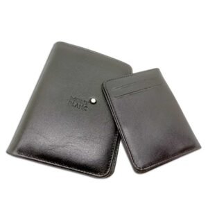 Black Artificial Leather Wallet For Men