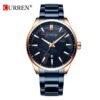 Luxury CURREN 8366 Royal Blue Men’s Wristwatch