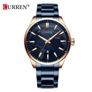 Luxury CURREN 8366 Royal Blue Men’s Wristwatch