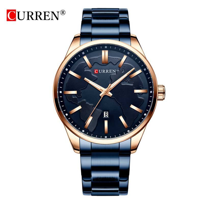 curren-mens-analog-watch-8366 Luxury CURREN 8366 Royal Blue Men’s Wristwatch