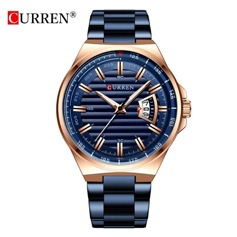 curren-mens-analog-watch-8375 CURREN 8375 men’s quartz analogue watch front view