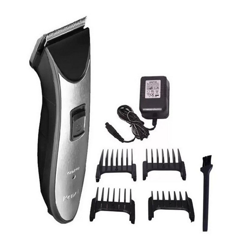 kemei-trimmer- km-3909-silver Kemei KM-3909 rechargeable hair and beard clipper