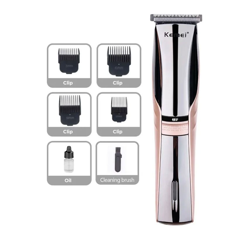kemei-trimmer-km-5018-gold-2 Kemei KM-5018 waterproof hair and beard trimmer