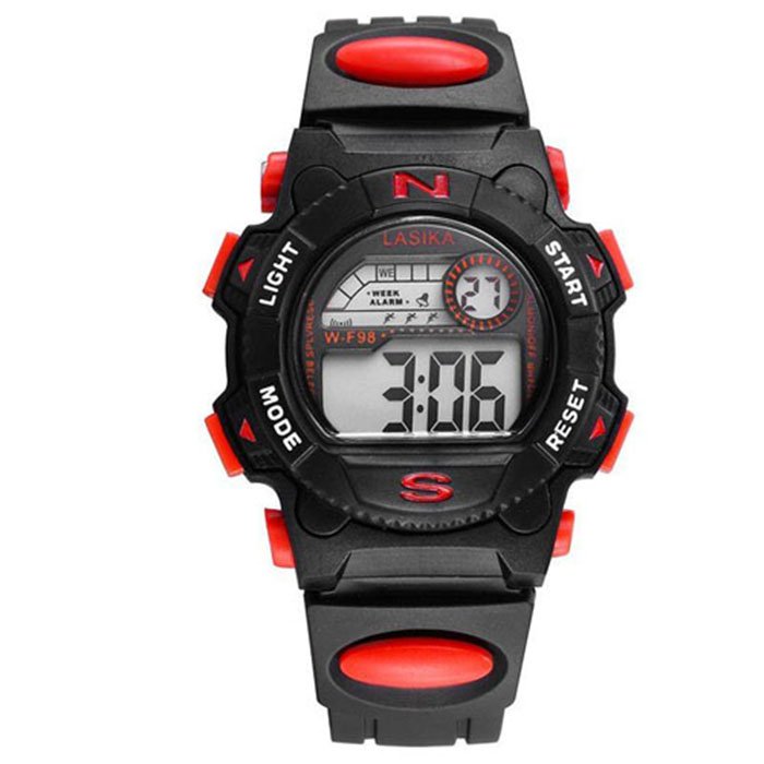 lasika-digital-kids-watch lasika-digital-kids-watch-red-black