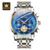 OLEVS 2859 Luxury Men’s Business Stainless Steel Watch