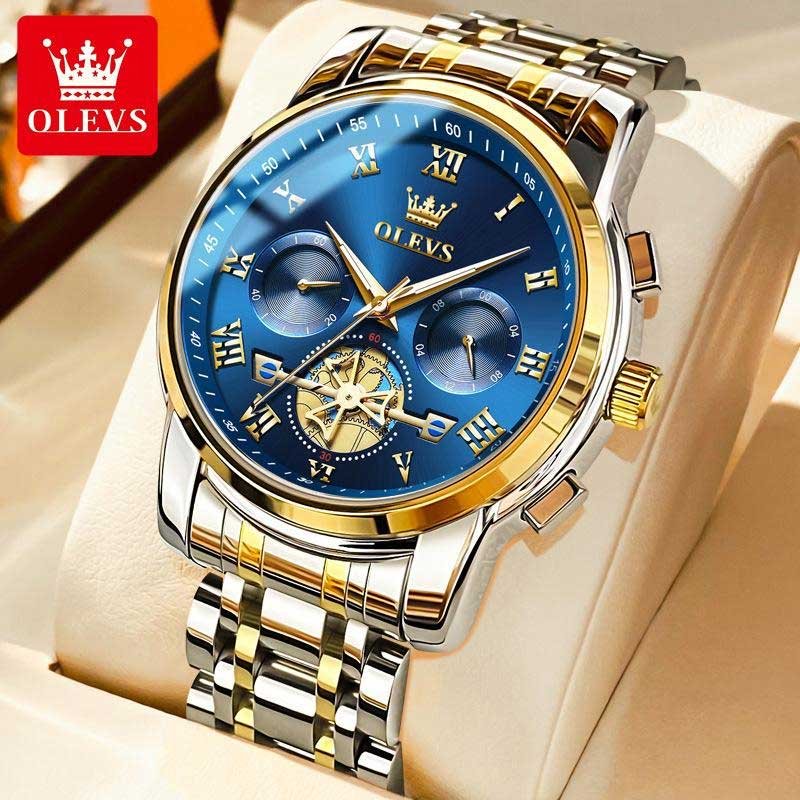 olevs-mens-analog-watch-2859 OLEVS 2859 Men’s Luxury Chronograph Business Watch
