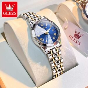 OLEVS 9931 diamond dial luminous ladies watch front view