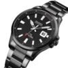 SKMEI 1654 men’s quartz watch with luminous dial and date display closeup view