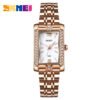 SKMEI 1690 Rose Gold Ladies Watch with Rhinestone Dial