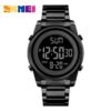 SKMEI 1611 stainless steel digital sports watch waterproof multifunction
