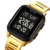 SKMEI 1859 men’s luxury digital gold wristwatch