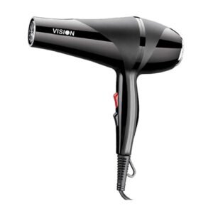 VISION Hair Dryer, black color, professional styling tool