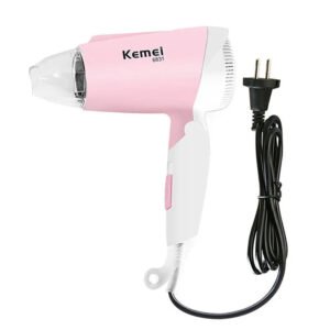 Kemey Km6831 Cool And Hot Foldable Electric Hair Dryer For Women