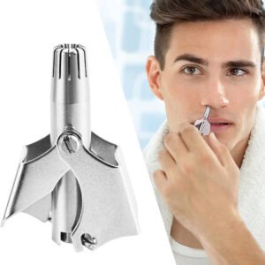Stainless Steel Manual Nose Hair Trimmer