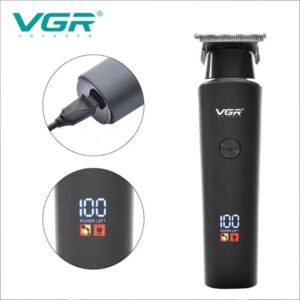VGR V-937 Professional Rechargeable Electric Hair Trimmer With Metal Blade & USB Charger