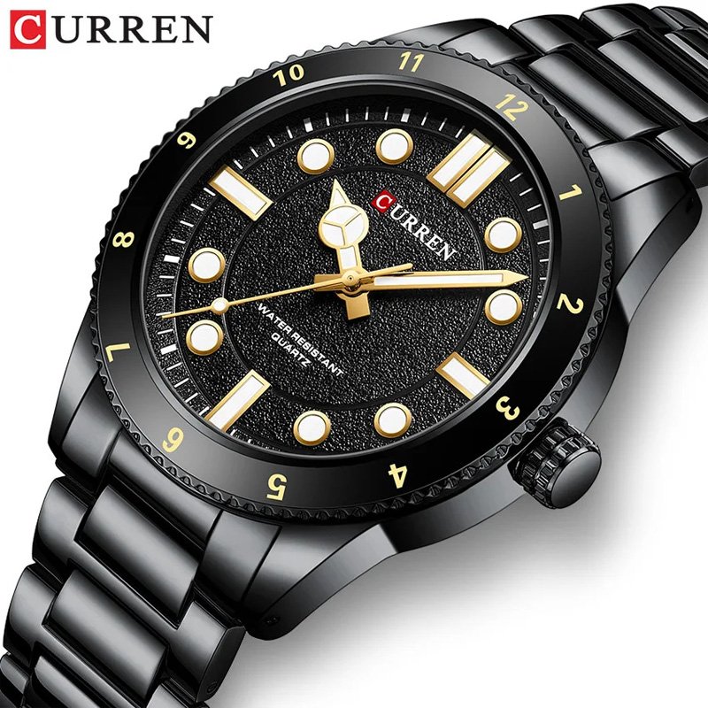 curren-analog-watch-8450-black