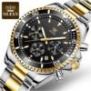 Luxury OLEVS 2870 Stainless Steel Waterproof Watch
