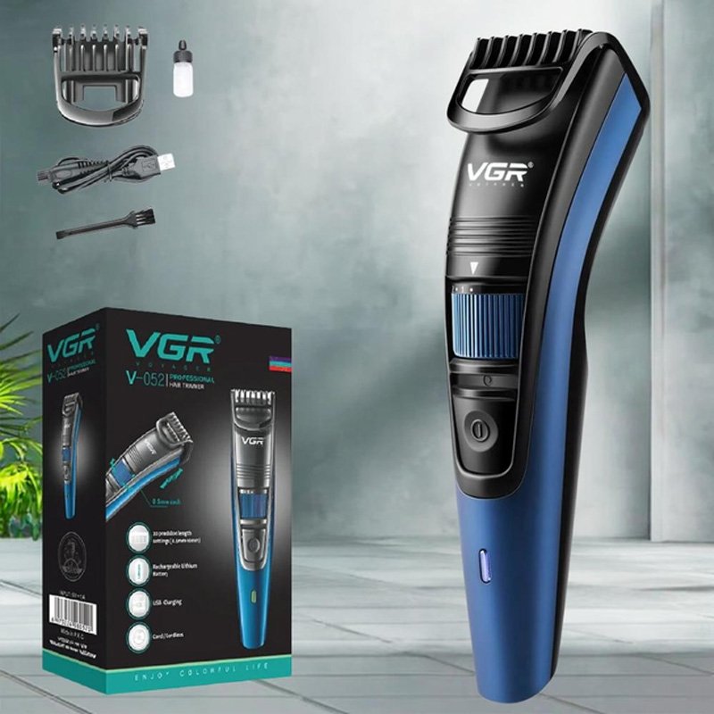 vgr-hair-trimmer-v052 VGR V-052 professional rechargeable hair trimmer