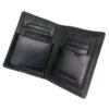 Buffalo leather men’s wallet black inside with card slots – Model B48